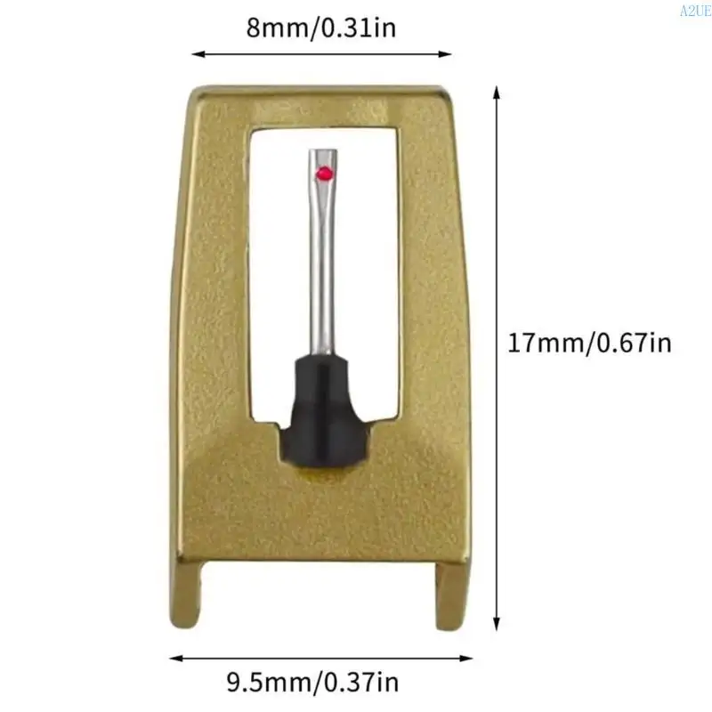 A2UE DATERABLE Diamond Thiped Styluscartridge 3 Needle لتجربة الاستماع