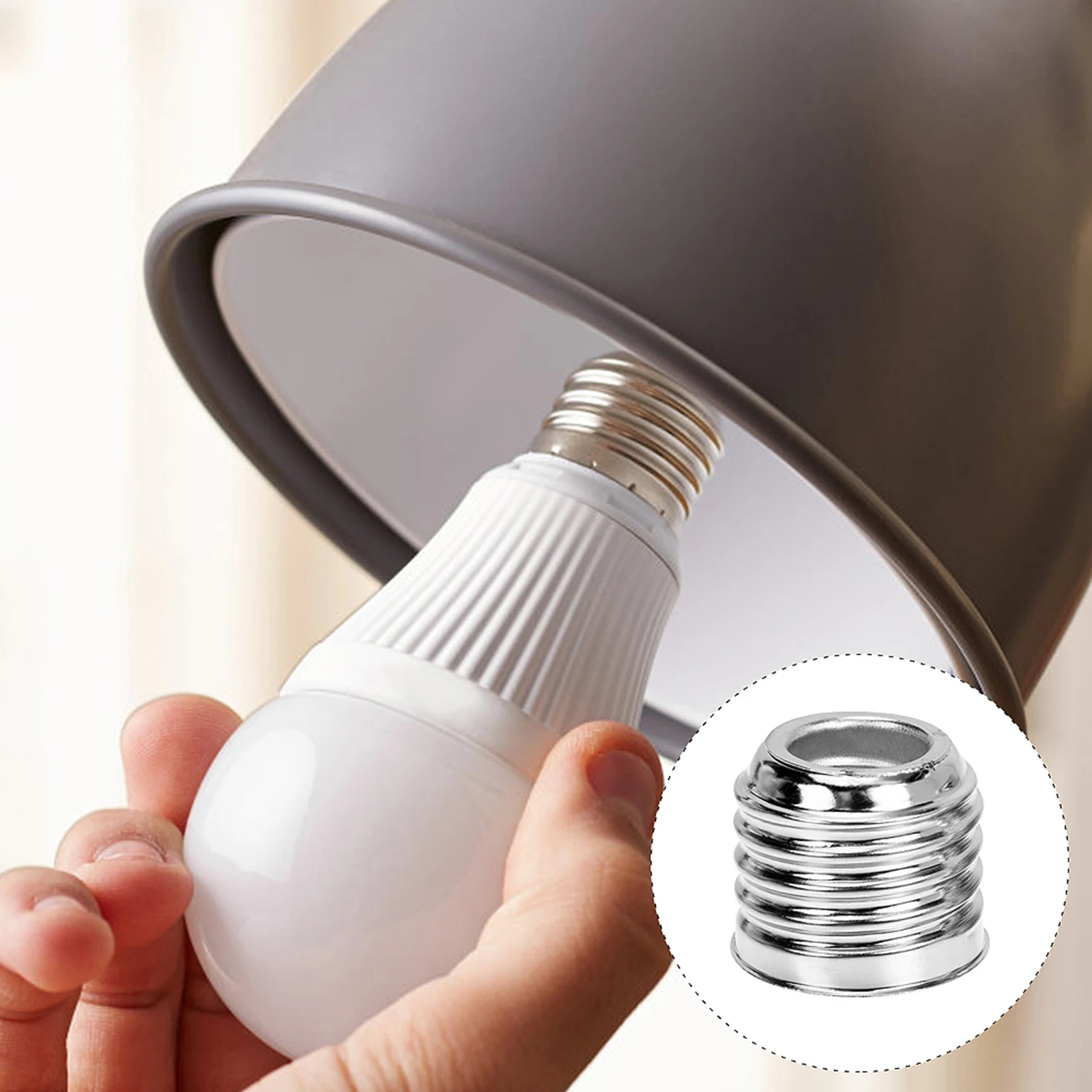 

15 Pcs Light Bulb Adapter Socket Converter Lightbulb Aluminum Adjustable Extender for Led Lights Sockets