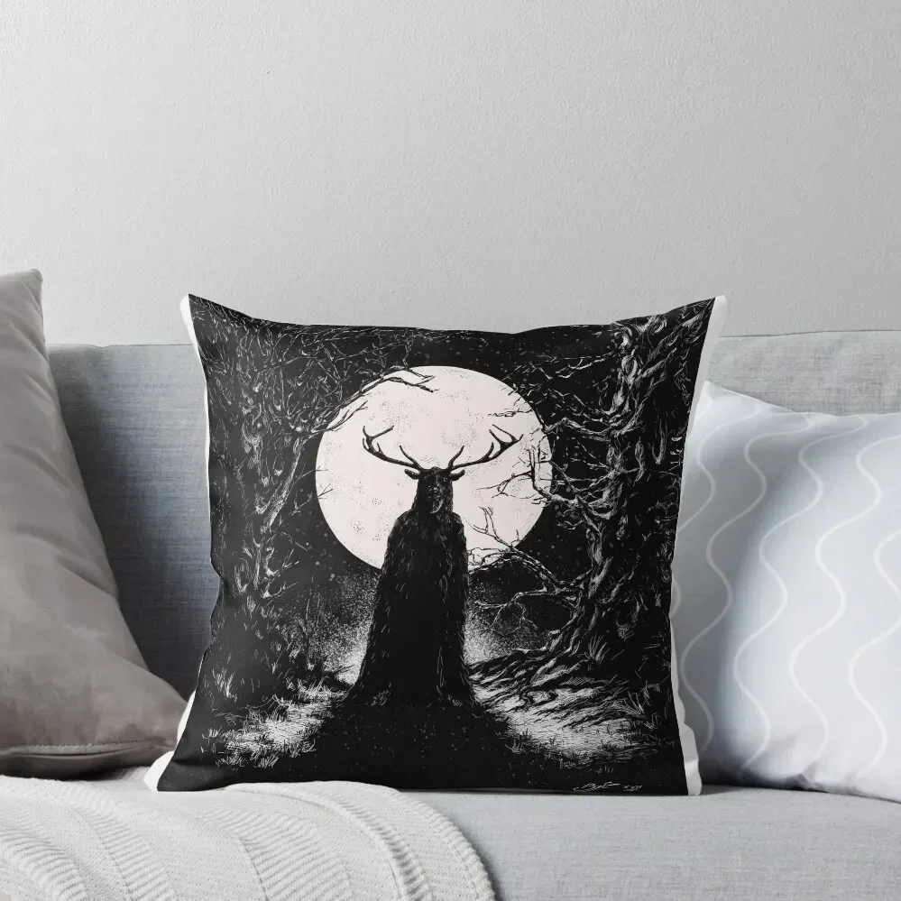 

Herne The Hunter Throw Pillow bed pillows pillowcases for sofa cushions pillow