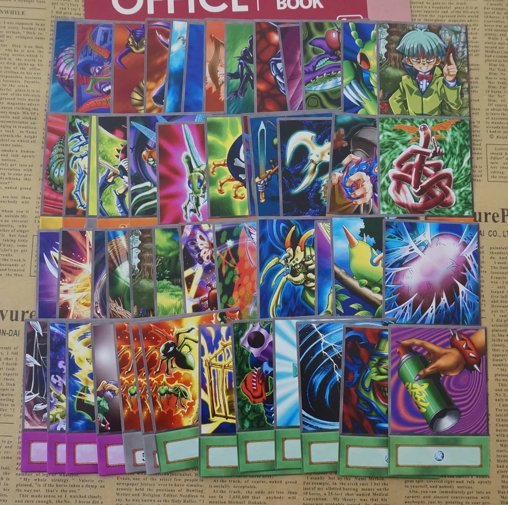 50pcs/set Weevil Underwood Insect Themed Orica Anime Style Game Collection Paper Cards