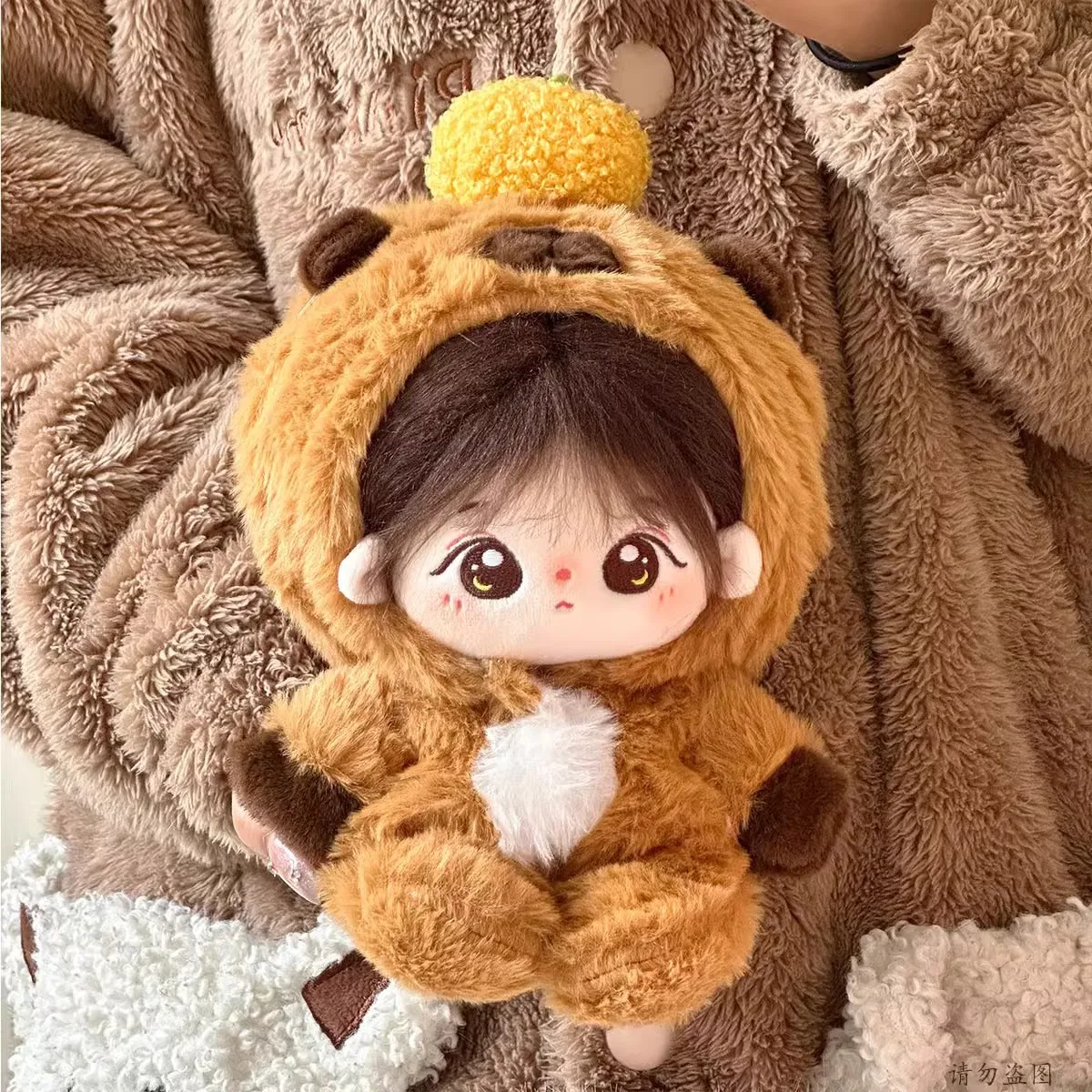 20CM 면 인형 의상 카피바라 변신 게임 옷 예쁜 귀여운 오버올 슈트 사랑스러운 드레스업 DIY 인형 의상 장난감