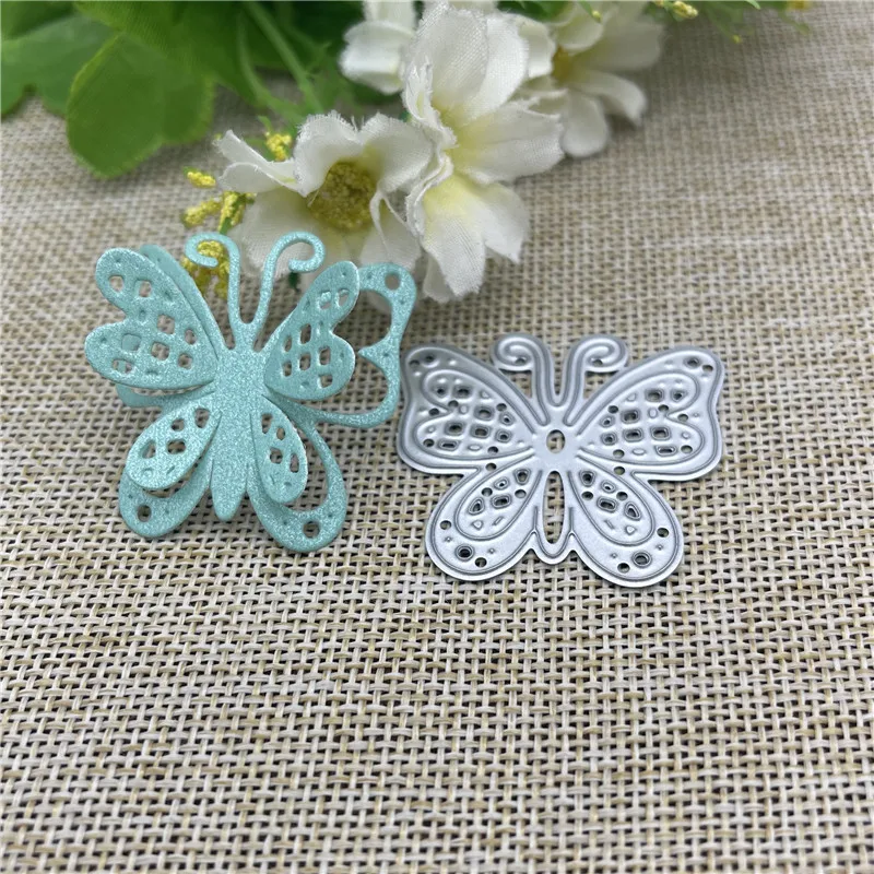 Butterfly coration Metal cutting dies mold Round hole label tag Scrapbook paper craft knife mould blade punch stencils dies