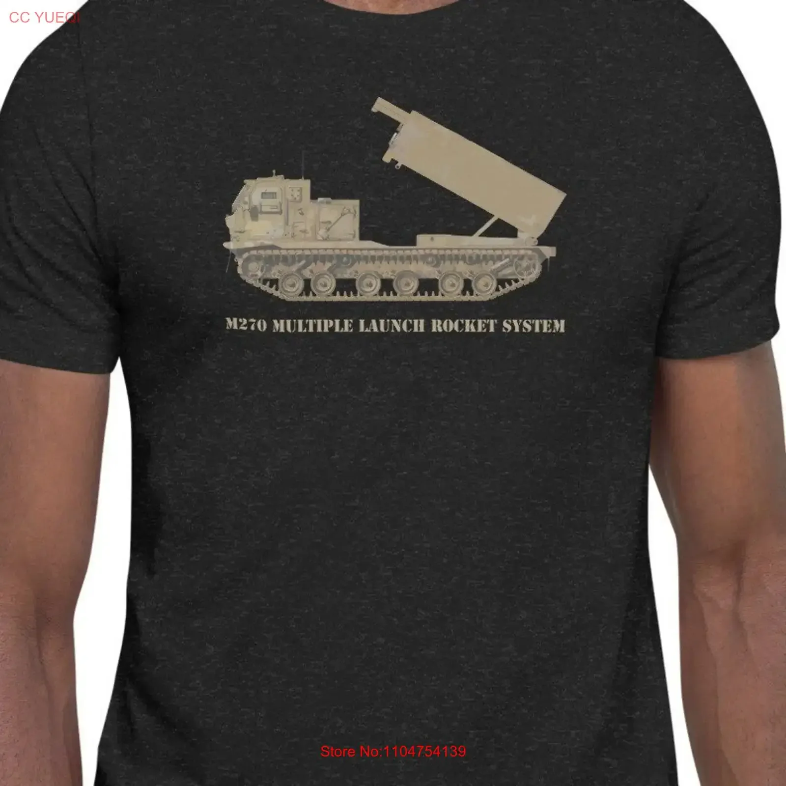 M270 Multiple Launch Rocket System T shirt  vintage Washed Breathable Stylish Stretched Comfortable Versatile Soft fashion
