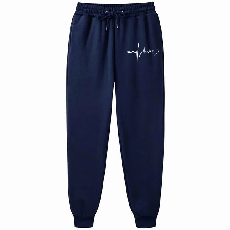 Celana olahraga wanita, bawahan Jogger longgar pinggang elastis dengan saku atletis Gym Fitness jogging