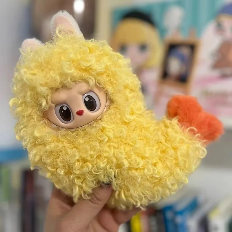 

New For Labubu Doll Clothes Fried Shrimp Handmade Clothing Anime Peripheral Tempura Costume High Quality Doll Accessories