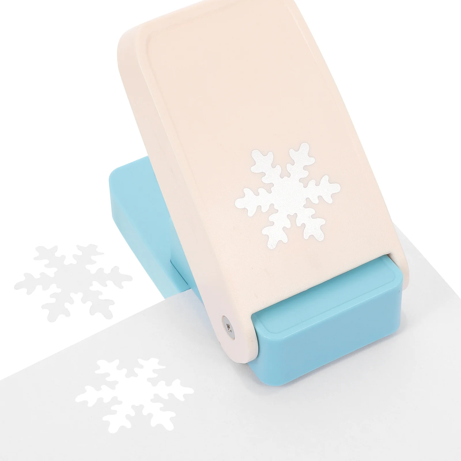 

Ergonomic Design Paper Punch for Childrens Art Activities and DIY Scrapbook Making Smooth Handle Craft Hole Puncher for Home Use