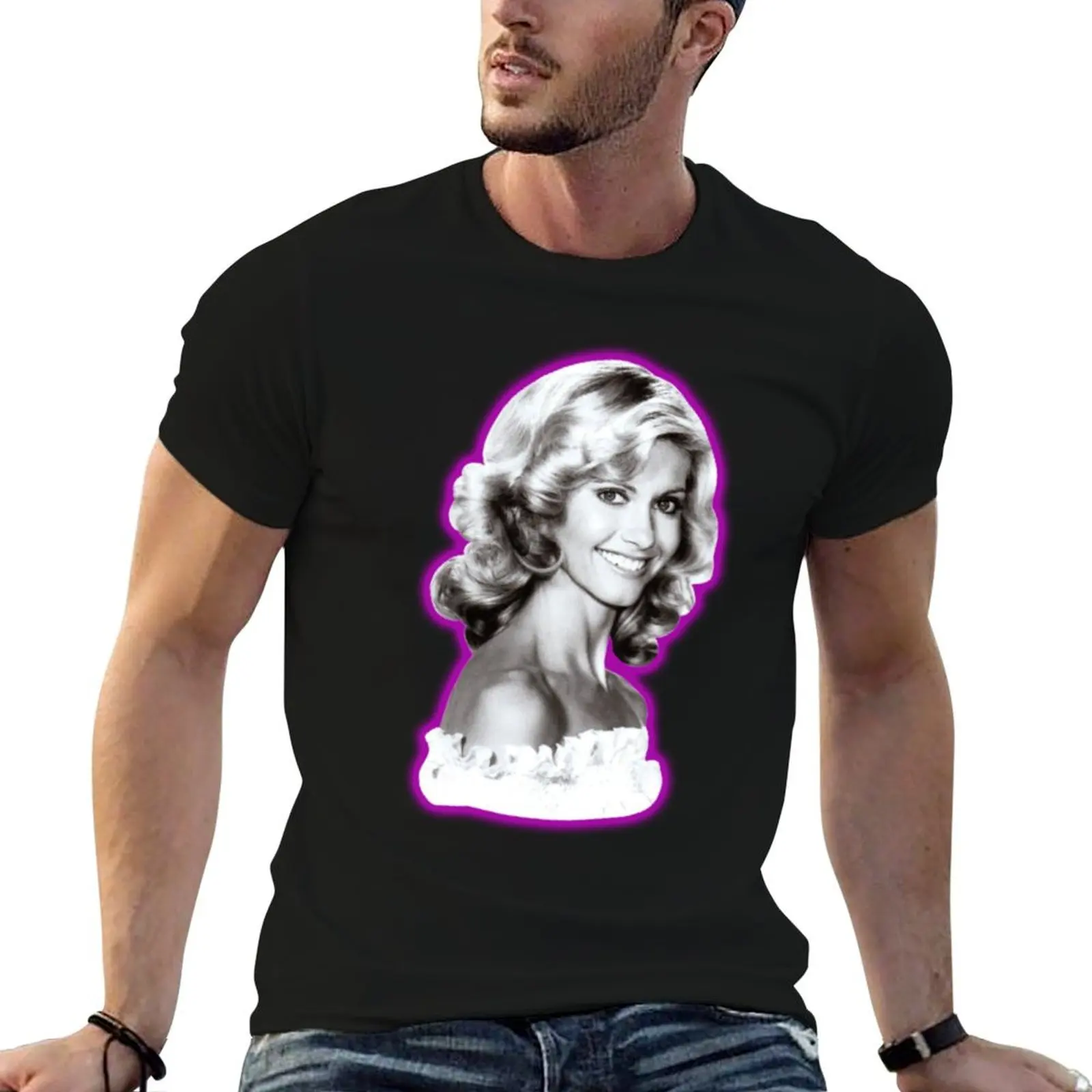 

Olivia Newton John Xanadu, Your Neon Lights Will Shine T-Shirt man graphic t shirt anime t shirts oversize T-Shirt