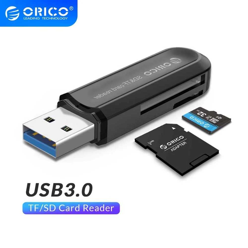 

ORICO Card Reader USB 3.0 SD/Micro SD TF Memory Card Adapter for PC Laptop Accessories Smart Memory Cardreader SD Card Reader