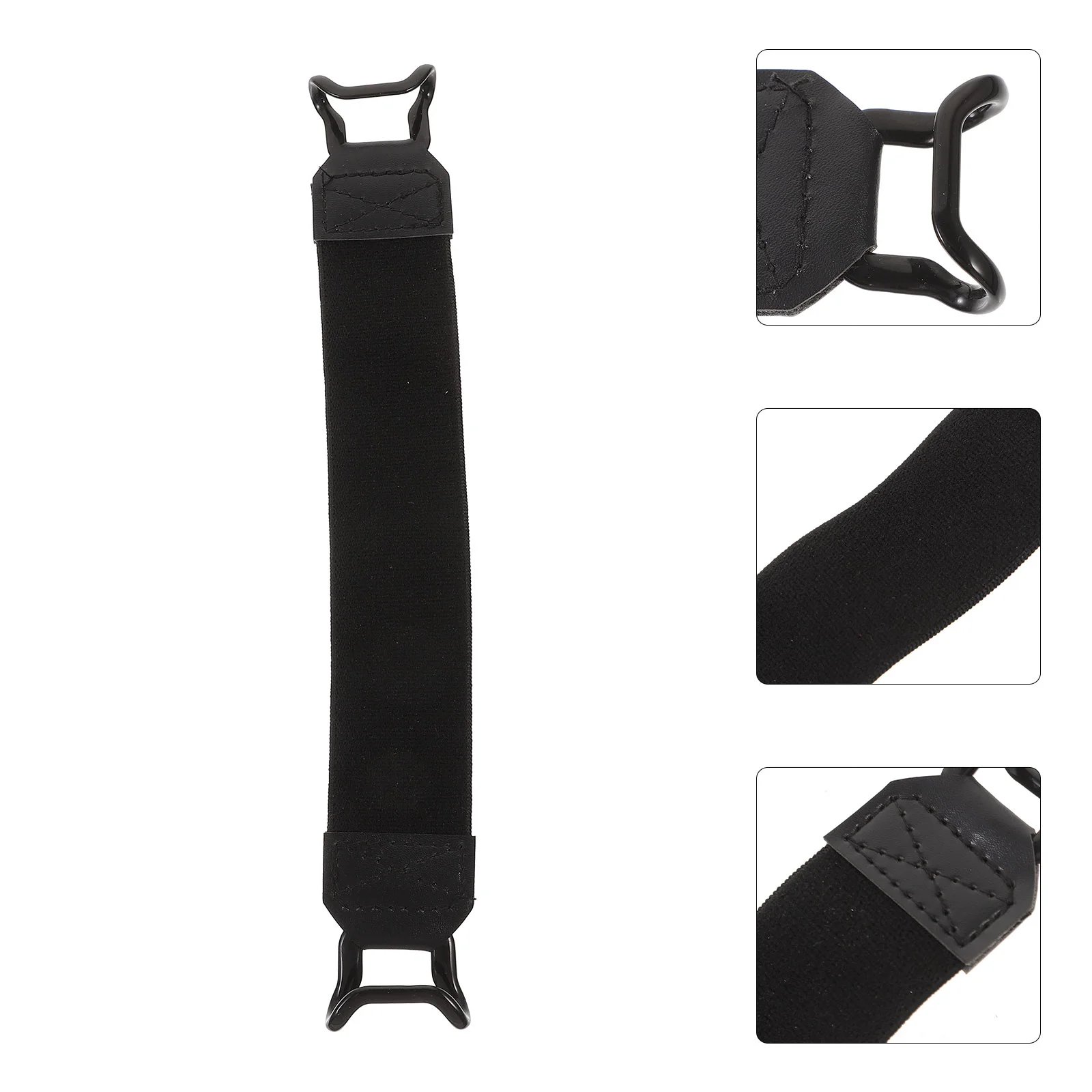 Strap Tablet Anti-fall Back One-handed Operation (3*19cm Iron Buckle Black) Brace Grip for Phone Nylon Holder Travel Bed