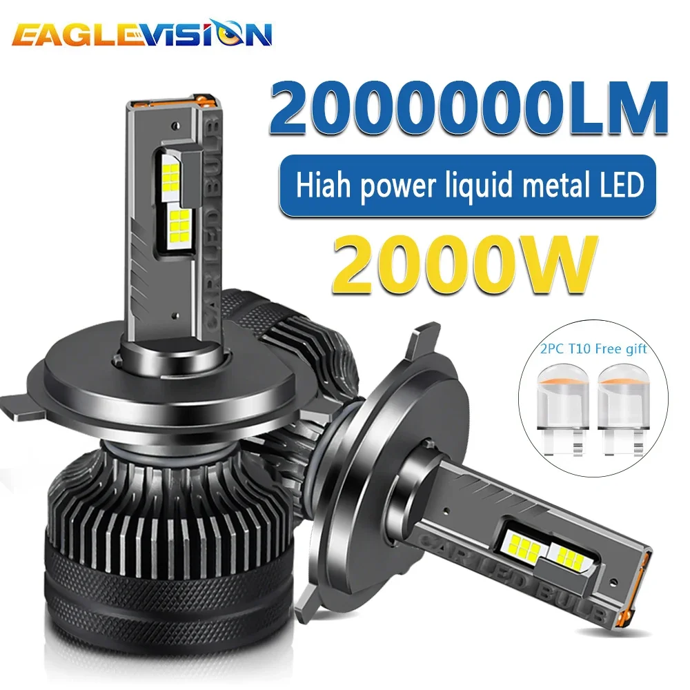 

EAGLEVISION Led High Power Projector LED Lighthouse Super Bright Vehicle Headlight Canbus 12v 24v HB3 HB4 9012 H1 H4 H7 H11 H13