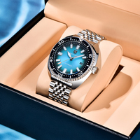 New Benyar Top Brand 42MM Men's Mechanical Watch 50M Waterproof Stainless Steel Automatic Watch Men's Sports Diving Watch