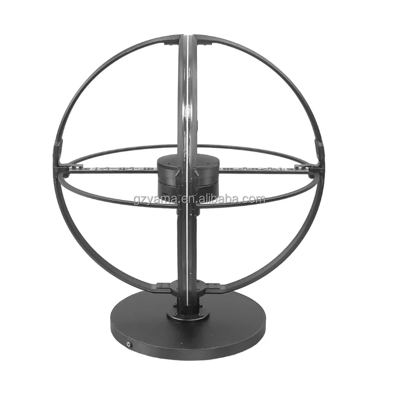Digital Signage and Displays Hologram Projector 50cm Diameter 360° Viewing Display 3D Hologram Fan