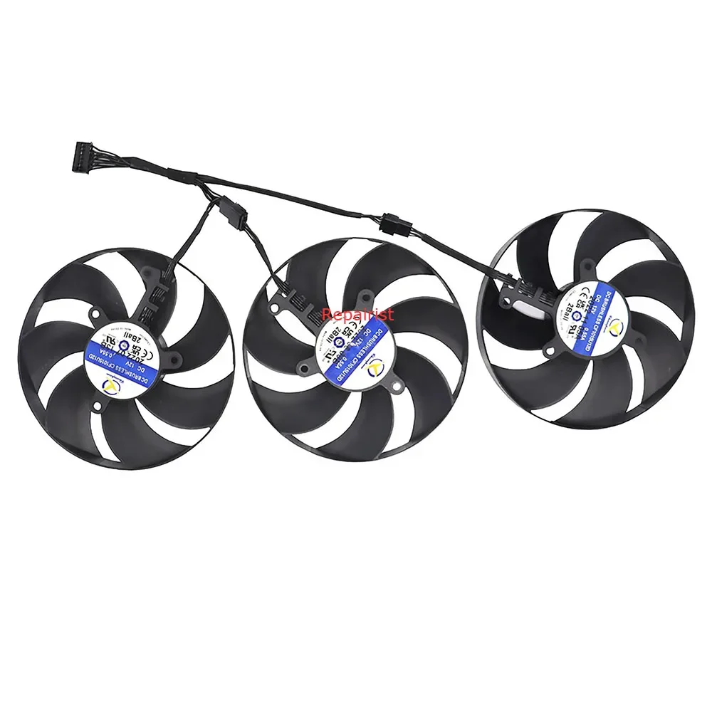 CF1015U12D,Graphics Card Fan,VGA Cooler,For ASUS TUF RTX 4090 GAMING OC,For ASUS ROG STRIX 4090 RTX4090 GAMING OC