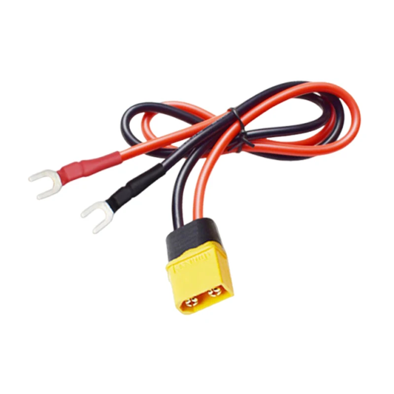 XT60 Male Female Head to 2-4Smm U-shaped Forked Terminal Wire Adapter Cable XT60 Power Charger Line 0.2-3M