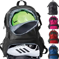 Large Sports Soccer Bag - Soccer Backpack & Bags for Basketball, Volleyball & Football with Separate Cleat and Shoes Compartment