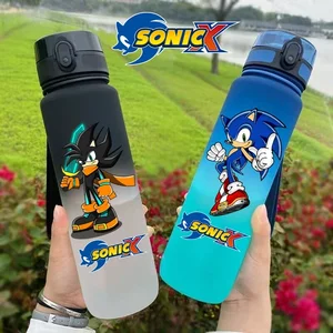 650ML Botol Air Olahraga Sonic Hedgehog Kapasitas Besar Botol Air Plastik Portabel Kartun Cangkir Minum Hadiah Ulang Tahun Siswa 10 mug landak penjualan terbaik - №