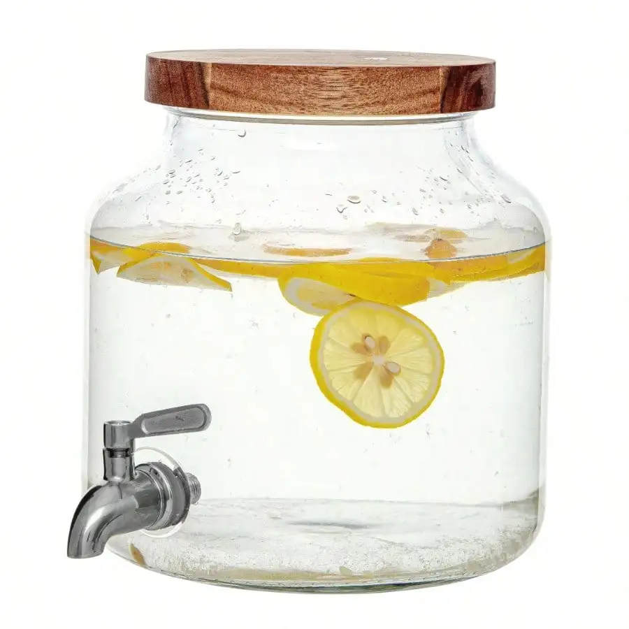 (2개) 유리 재질. 1.5갤런.