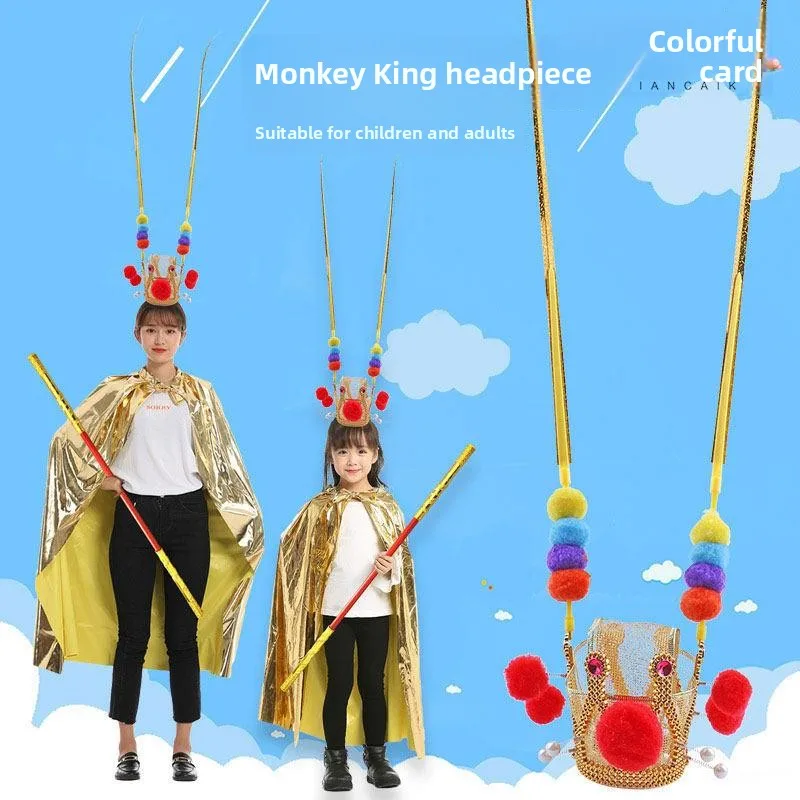 conjunto-de-fantasia-rei-macaco-dourado-duravel-com-coroa-roxa-dourada-estendida-e-acessorio-de-varinha-magica-para-apresenta