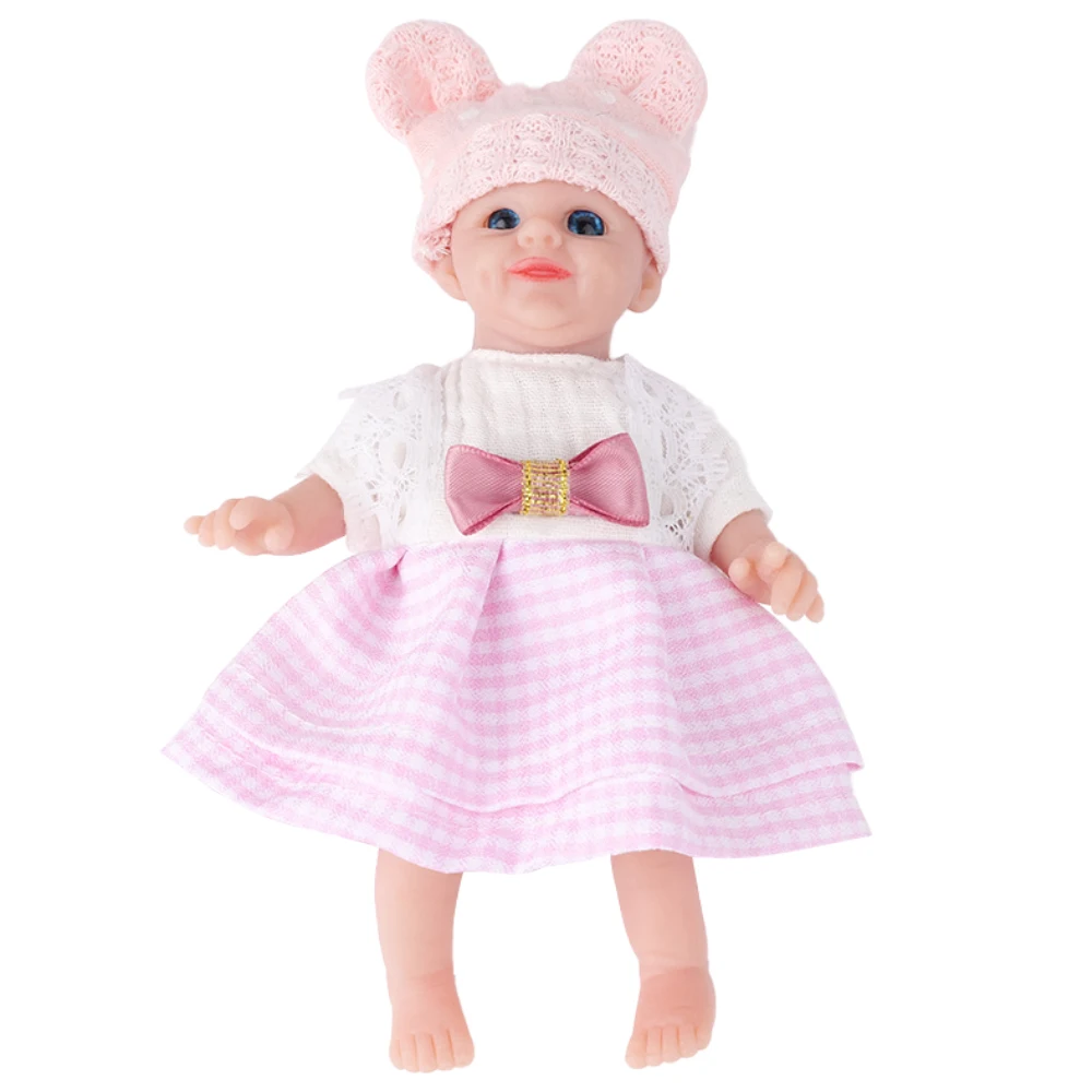 

IVITA WG1570 6.29inch 116g 100% Full Body Silicone Reborn Baby Doll Unpainted Unfinished Realistic Mini Dolls Children Toys Gift