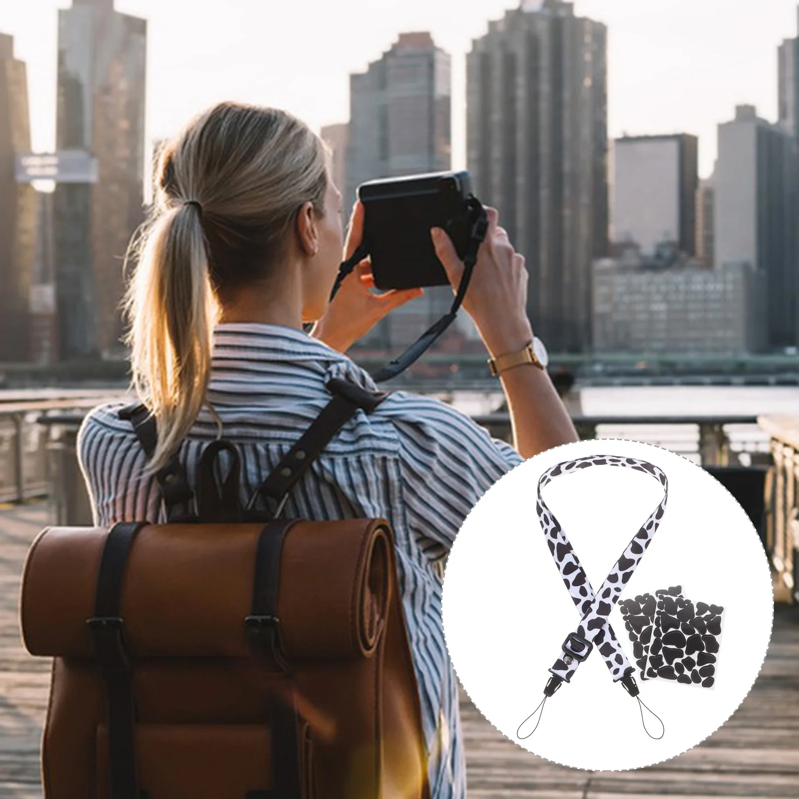 1Set Instant Camera Decorative Strap Colorful Adjustable Replacement Lightweight Shoulder Strap Instant Mini Camera Accessories