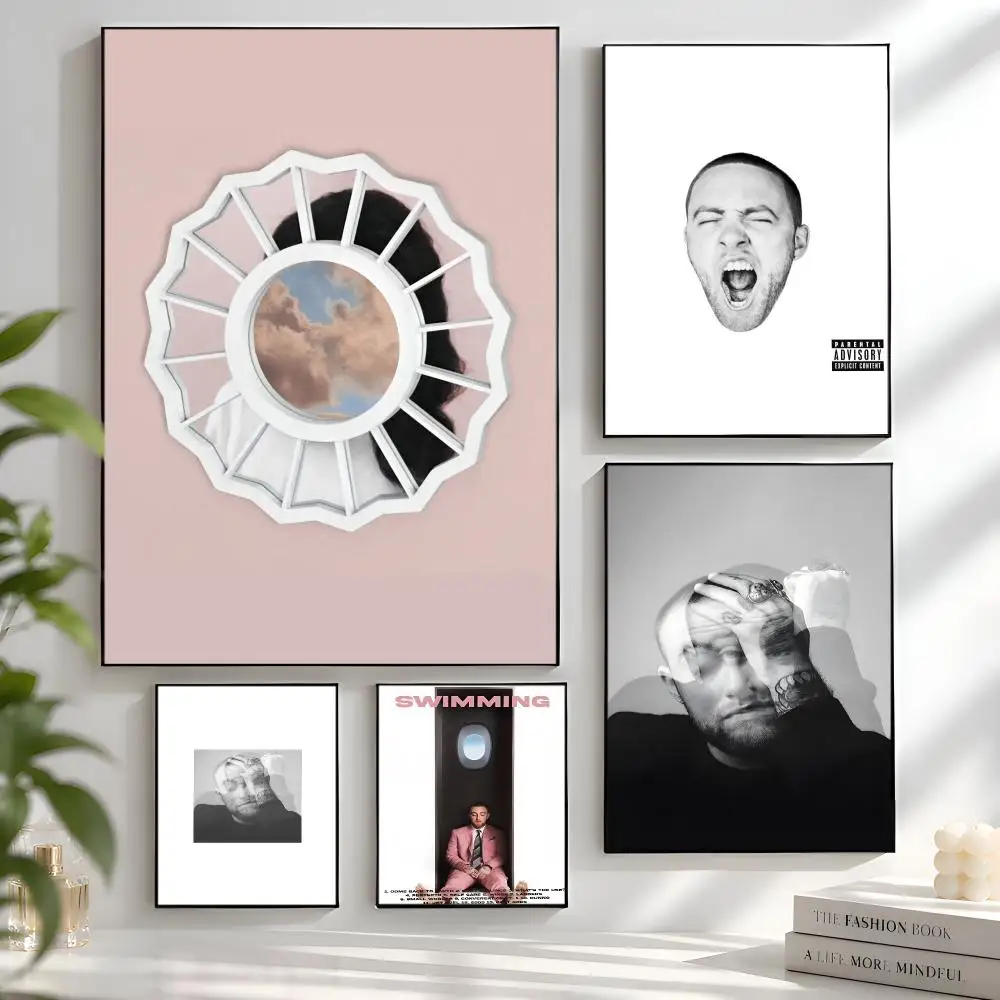 Singer M-Mac Circles Miller Classic Poster Aesthetic Wall Art Bedroom Living Room Dorm Office Home Decor