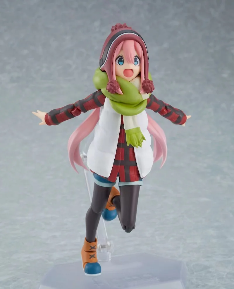 Oryginalna figurka fabryczna Max #551 Yuru campsin Shima Rin Kagamihara Nadeshiko figurka PVC zabawka-model do kolekcjonowania figurki Anime