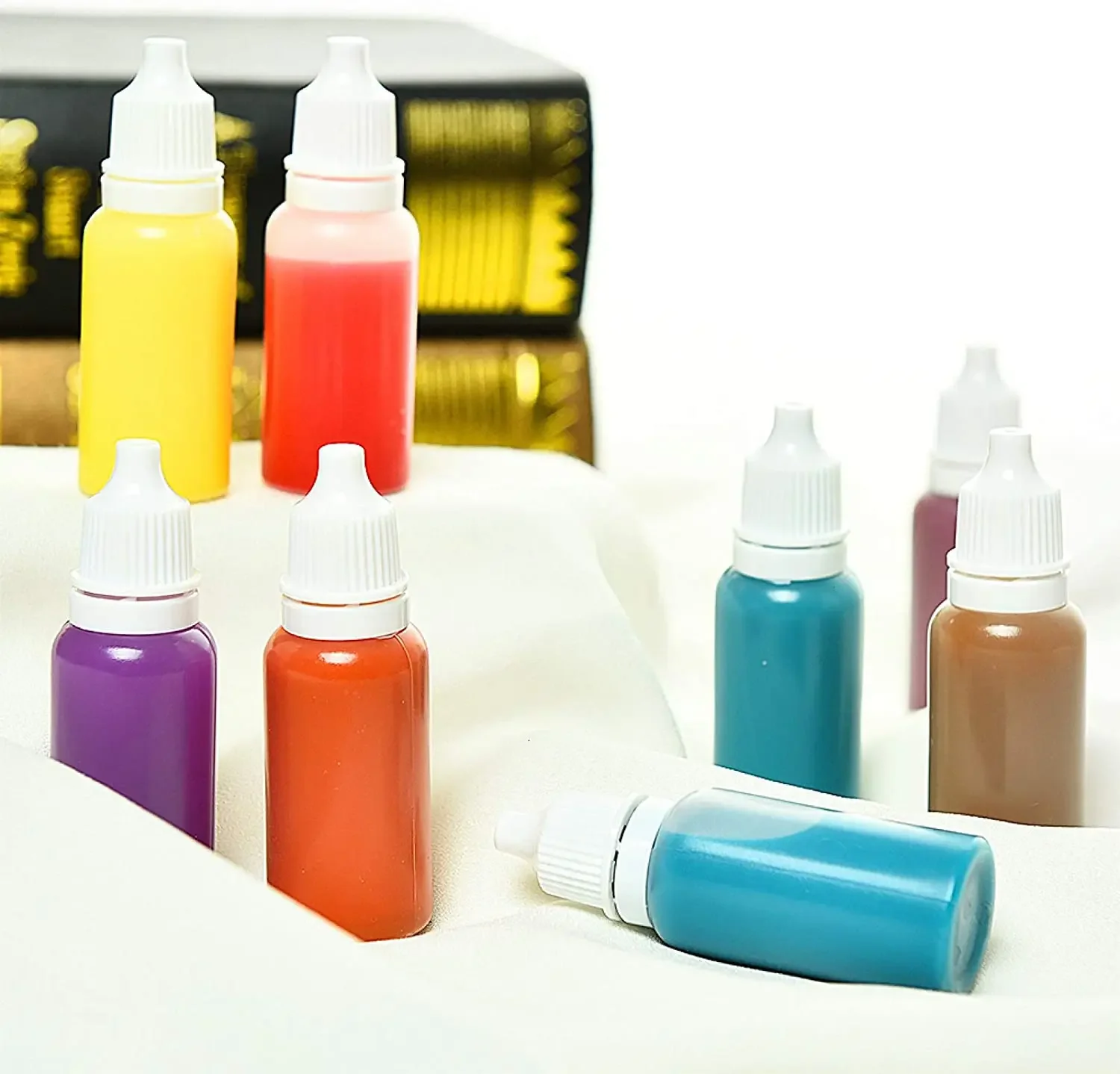 50PCS 5m 10ml 15ml 20ml 30ml 50ml 100ml Empty PE Plastic Squeeze Eye Liquid Juice Dropper Bottles Refillable Vape Containers