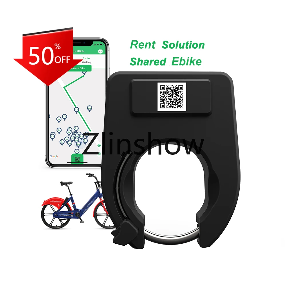 Alarm 4G Anti Theft Electronic Bicycle Share Horseshoe GPS Locking System Dockless Automatic Electric City Sharing Lock For Bike