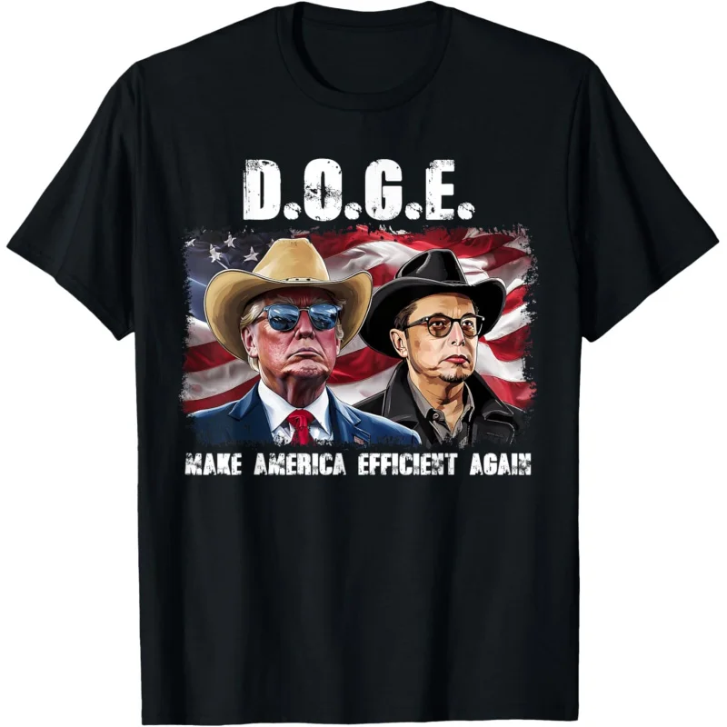 Trump 2024 DOGE D.O.G.E. Make America Efficient Again T-Shirt