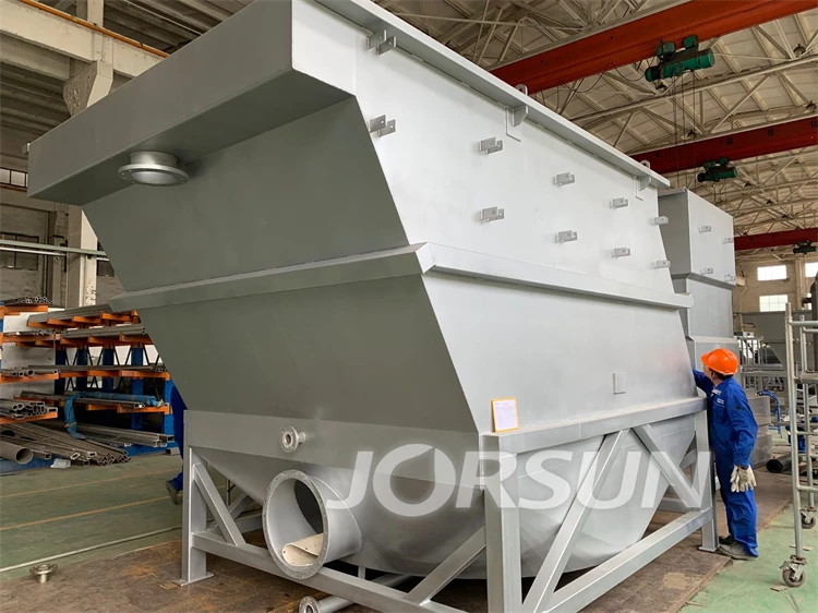 Clarificatore Lamella del serbatoio di sedimentazione per purificazione dell'acqua per la linea di riciclaggio di lavaggio in plastica