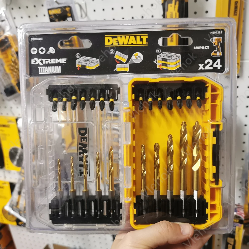 

DEWALT DT70748T FLEXTORQ Drill Drive Set 24 Piece Phillips Pozi Torx Screwdriver Hex Shank Drill