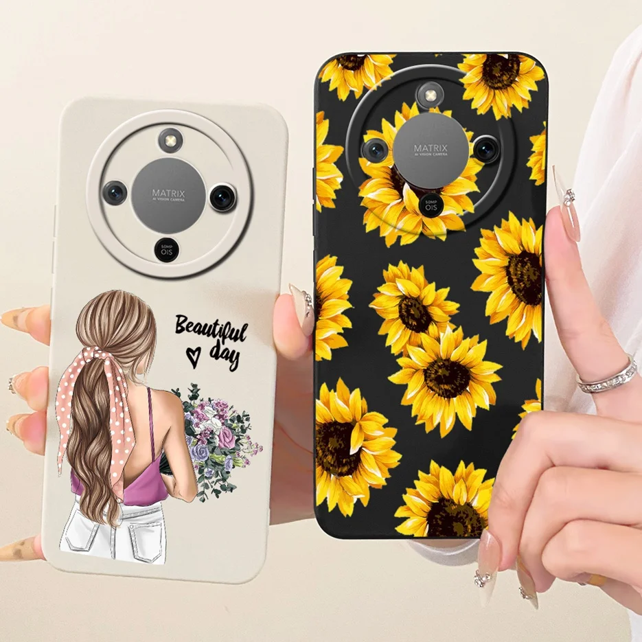 For Honor Magic 8 Lite Case Honor X9d MTN-NX1 Stylish Candy Painted Cover Matte Phone Case For Honor X70 X 70 HonorX9d Soft Bags