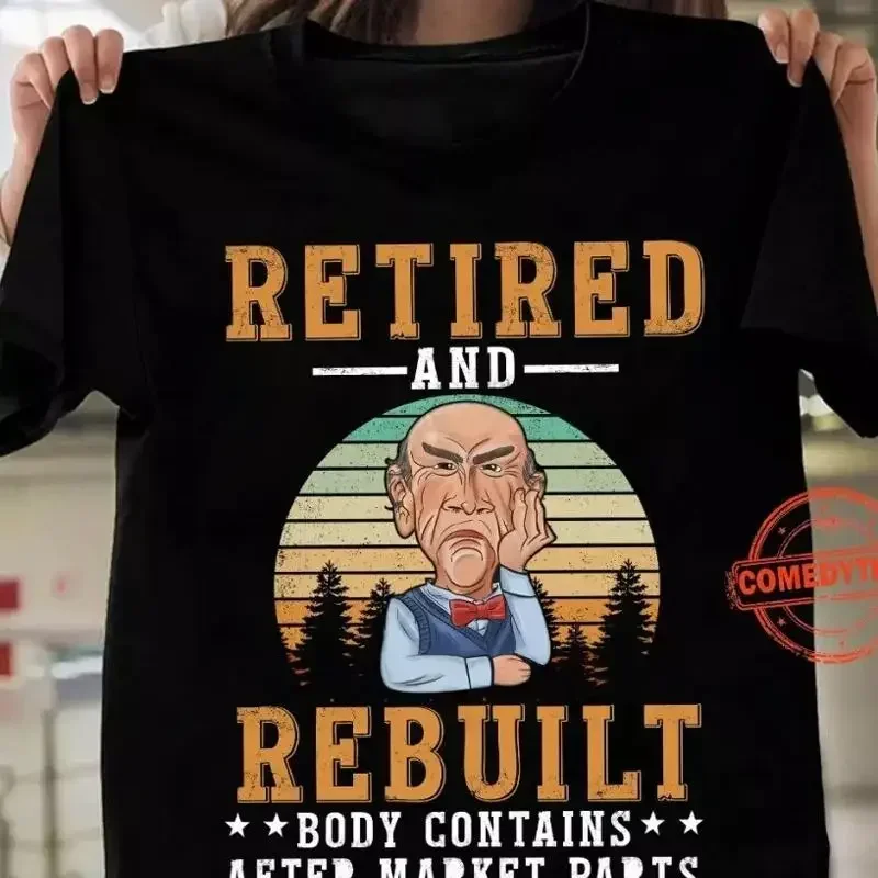 Retro Retired And Rebuilt T Shirt Body Contains After Market Parts S 5Xl