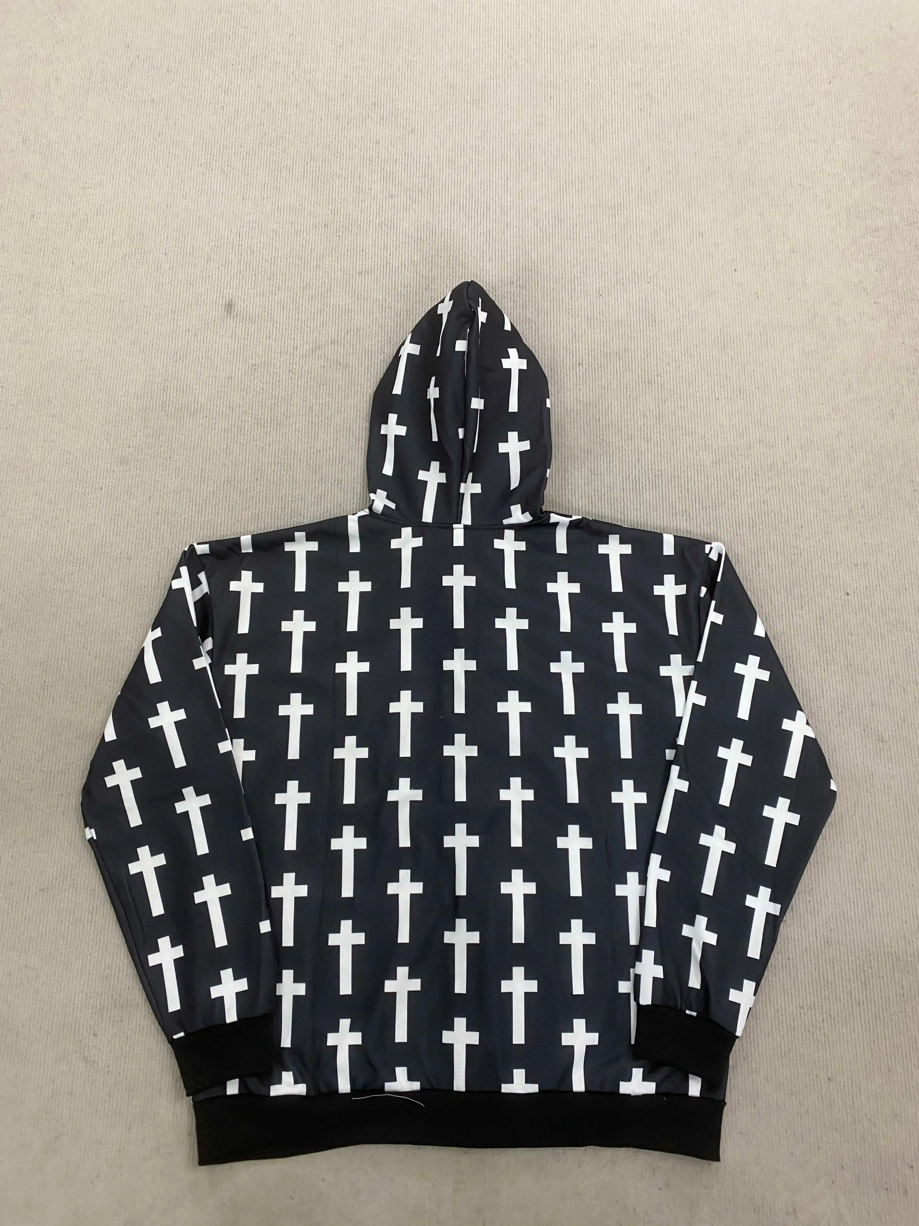 2025 hommes et femmes mode gothique rue tendance personnalisé imprimé sweat à capuche avec fermeture éclair hiver nouveau Y2k vêtements Lulu sweat à capuche