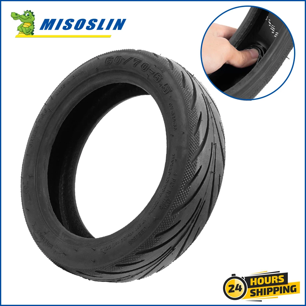 

10 Inch Tubeless Tire for Ninebot Max G30 G30D G30LP Electric Scooter 60/70-6.5 Wheel Stab Resistant Gel Self-Healing Tyre Parts