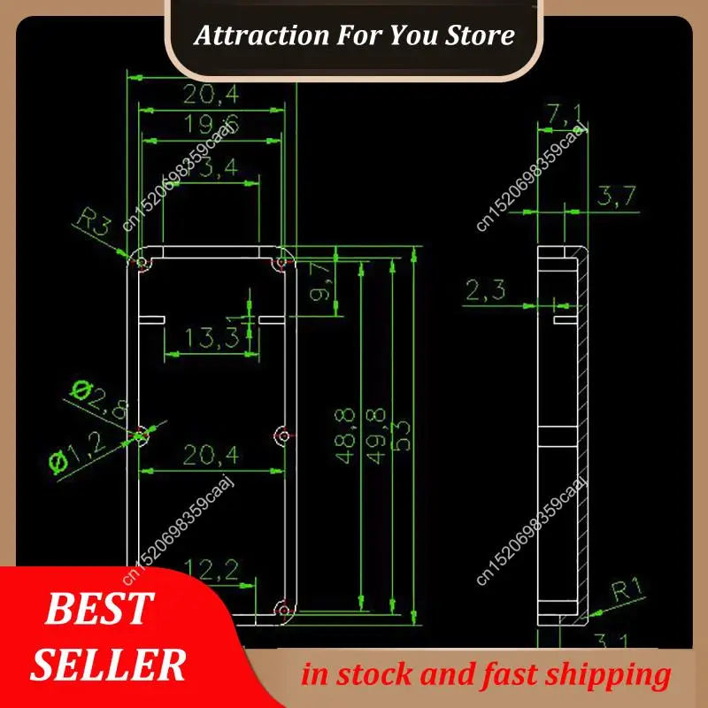 Hot Selling Usb Stick Plastic Box Electronics Enclosure Usb Flash Drive Housing Plastic Junction Box