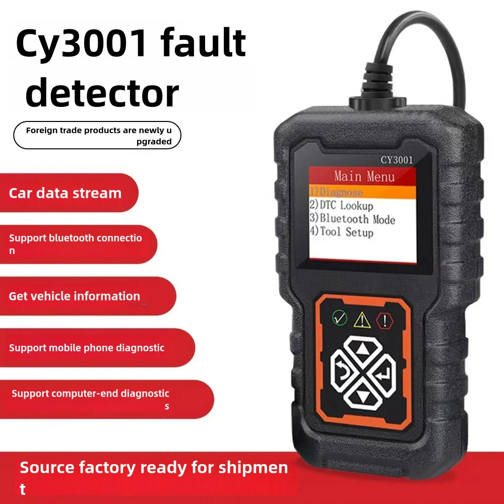 Upgrade CY3001 automotive fault detector, obd2 code reader card, engine detection tool elm327.