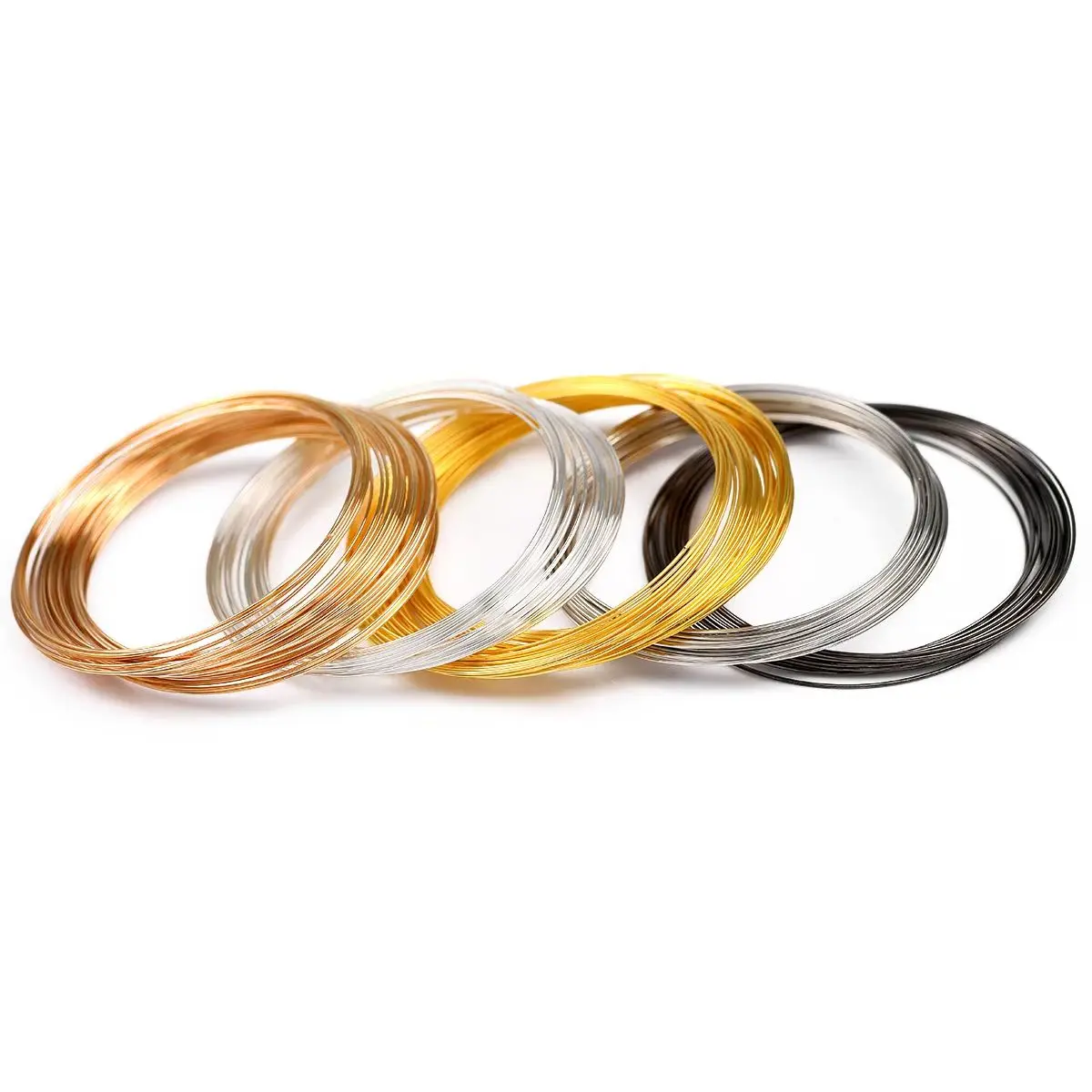 Memory Steel Wire 50Loops/Lot 0.6mm For Jewelry Making Supplies Necklace Bracelet Chain Handmade DIY Findings Accessories