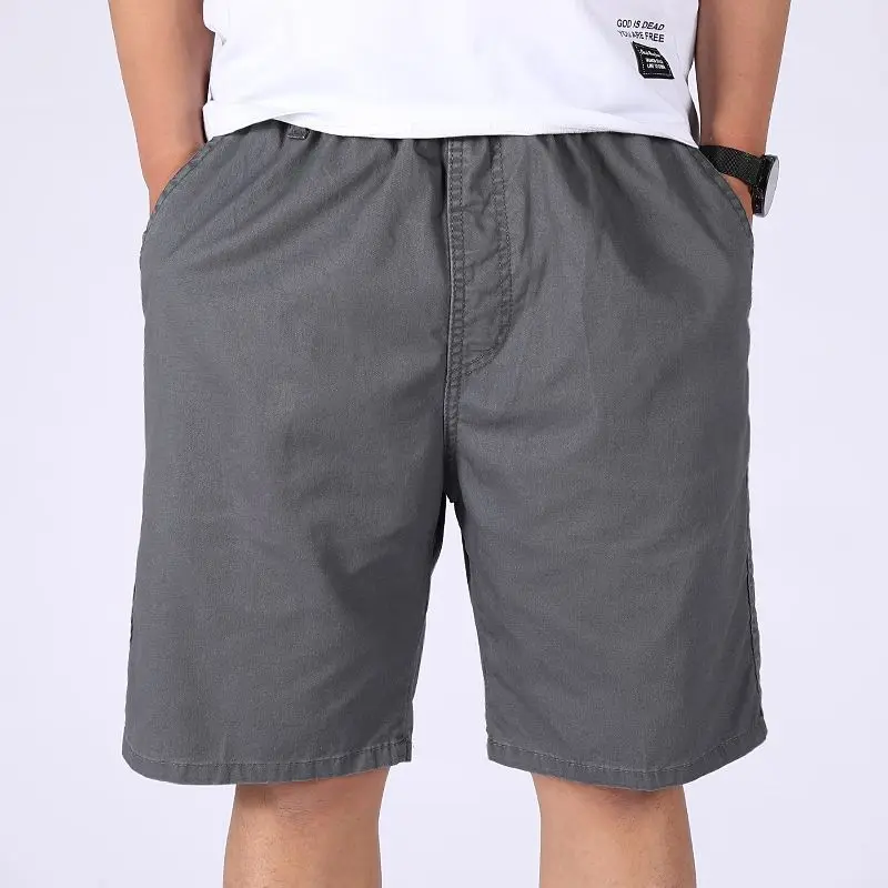 Summer Shorts Male Pants Casual Middle-aged and Elderly Outer Wear Pure Cotton Sweatpants Shorts Men Cooling Luxury Men's Brands