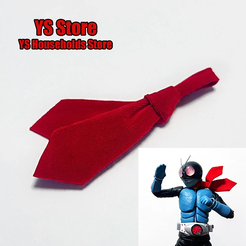 

1/12 Real Bone Sculpture Masked Rider 1 Figure Mini Red Scarf Inner Aluminum Wire Shaped Toys Accessory For Anime 6" Shf Body
