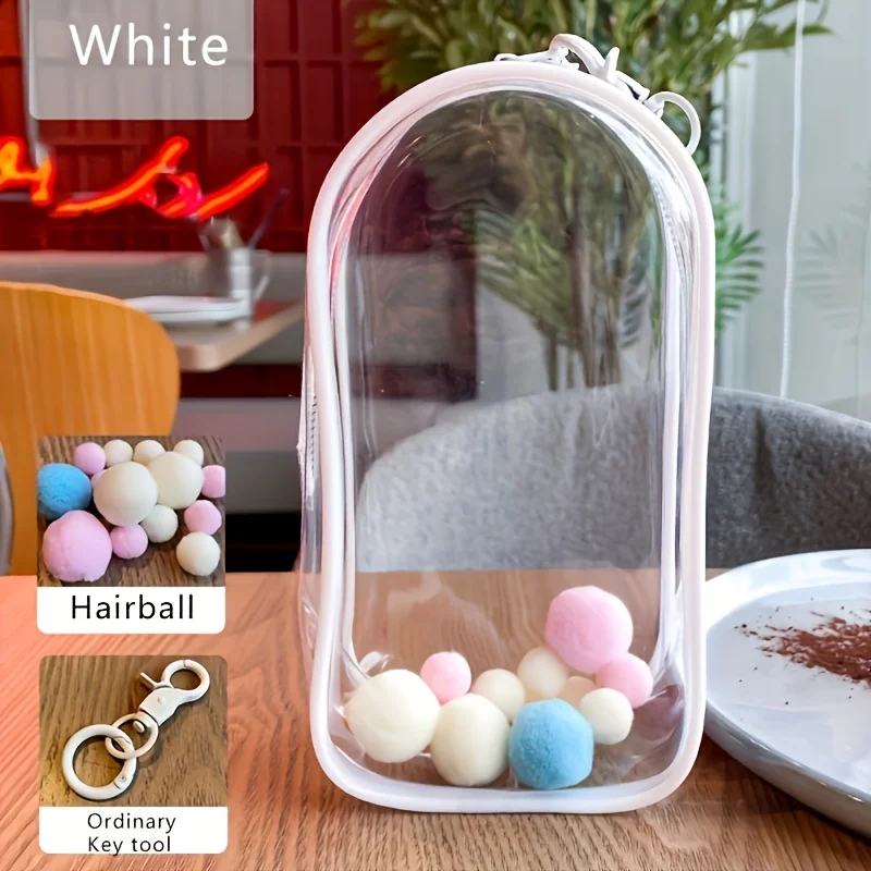 

1 ящик для хранения с брелоком - защитная коробка, подходит для творчества и рукоделия, пыленепроницаемая маленькая коробка, подходит для маленьких кукол,