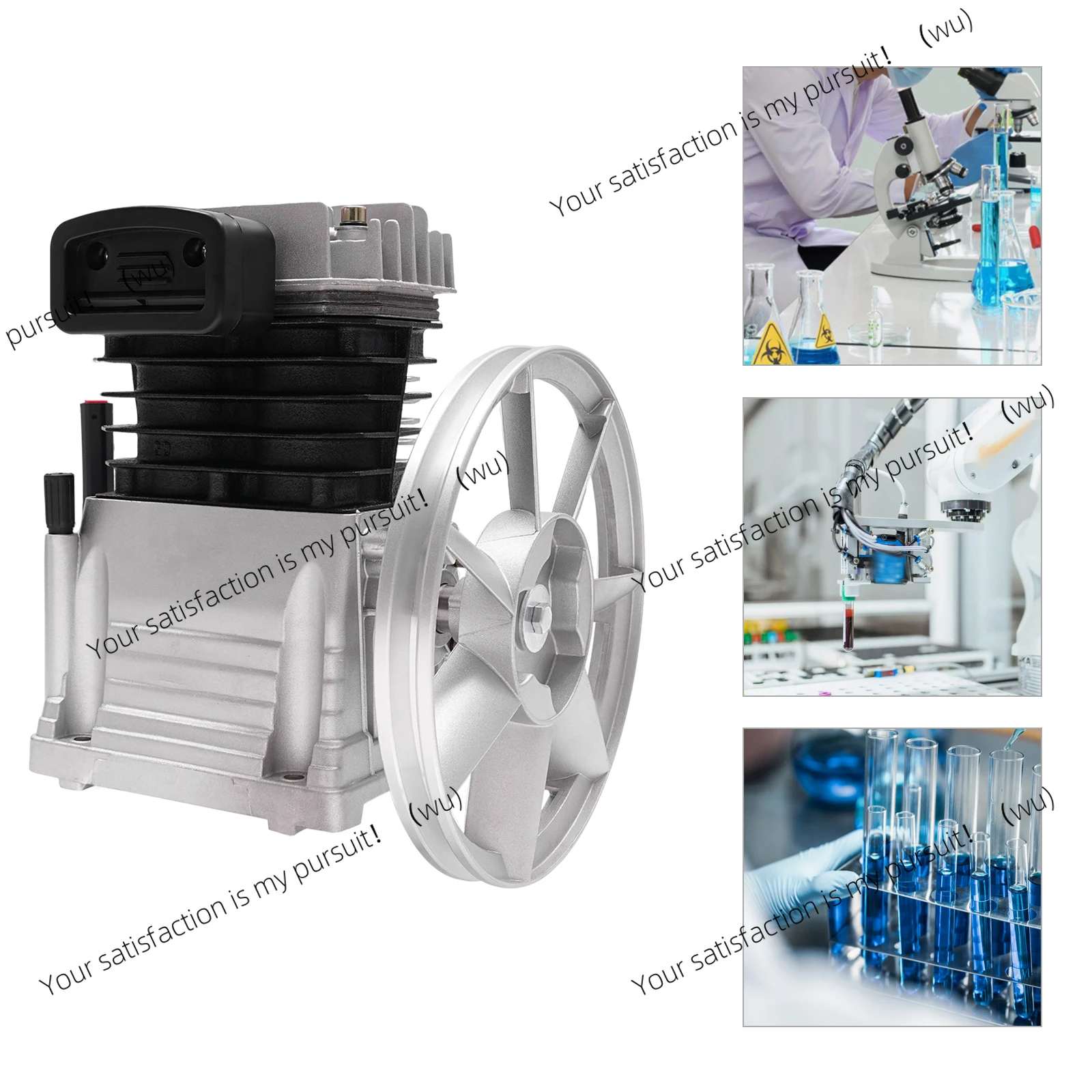 960 rpm 3 horsepower, double cylinder air compressor pump head, suitable for electronics, machinery and other industries