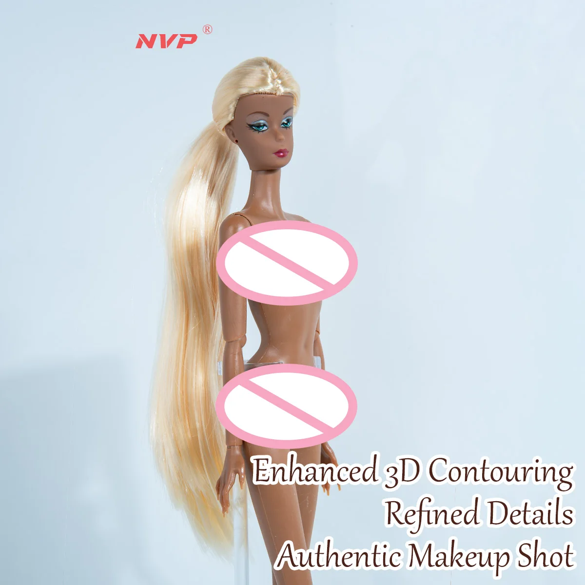 تمثال قابل للجمع 12.6 بوصة 1/6، دمية مفصلية 12 مشتركة مع مكياج واقعي، BJD/MJD من الدرجة الاحترافية