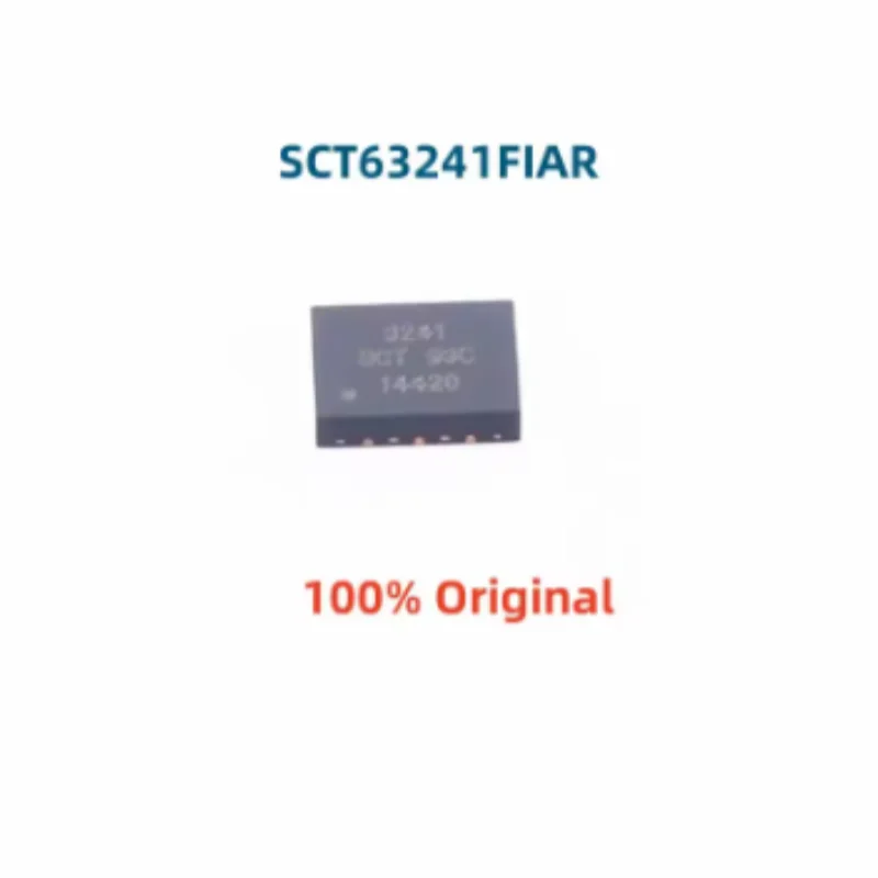 5PCS SCT63241FIAR Original 20W Wireless Power Transmitter PMIC Full Bridge Driver QFN-19L WPC Standard Charger IC Chip