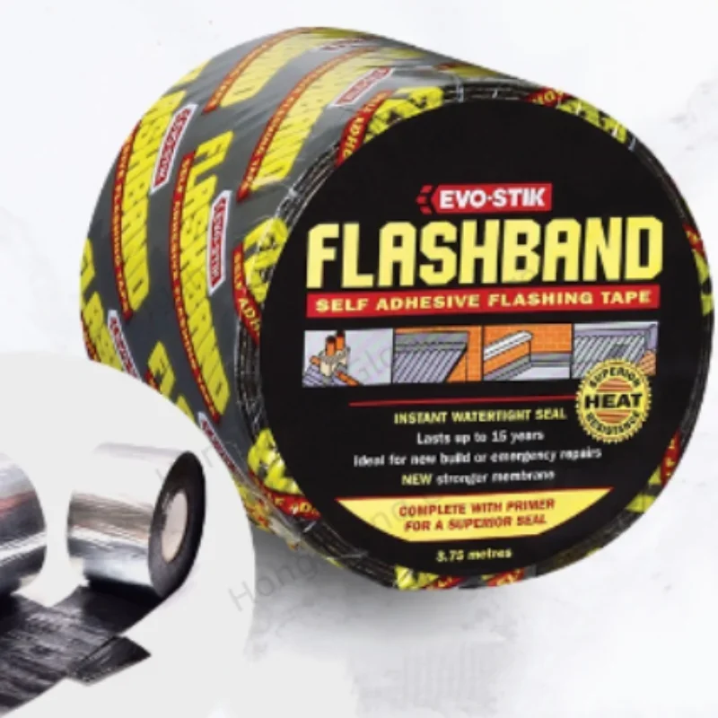 جديد سوبر مقاوم للماء الألومنيوم احباط بوتيل الأسفلت الشريط ل RV سقف البحرية إصلاح وقف تسرب لواصق الختم العازلة القناة إصلاح الشريط #6