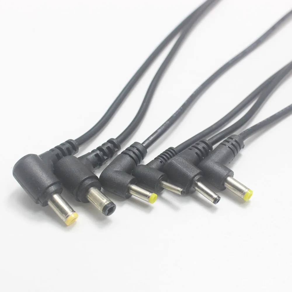 Cabo conector de ângulo reto em forma de l, 2 peças 30cm dc para adaptador hp mini sony psp