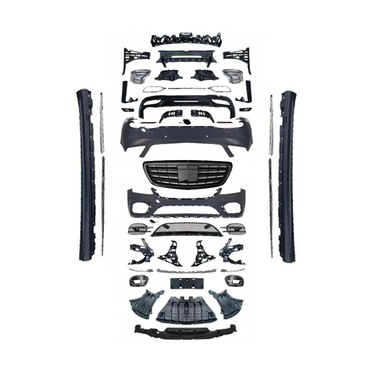 

Damei Высокое качество S450 спортивный стиль BodyKit гриль боковые юбки задний диффузор бампер комплекты кузова для Mercedes Benz W222 2018-2020