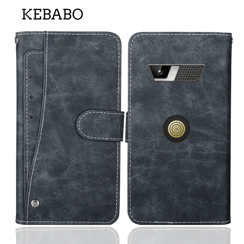 Leather Wallet Crosscall Core S5 Case 2.4