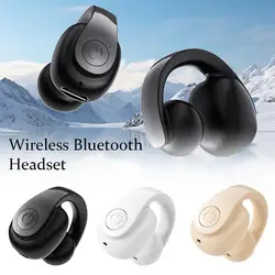 Bluetooth V5.4 Wireless Bluetooth Headset Sports Earphones Clip Noise Canceling Outdoor Wireless Ear Clip Headphone