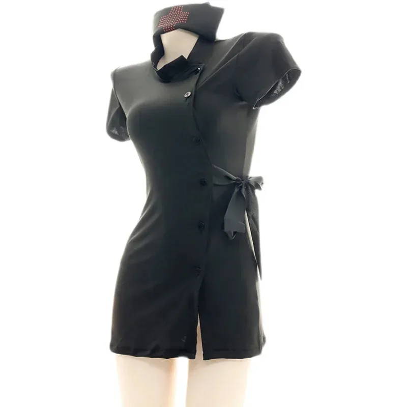 Vestido de enfermera para niña, disfraz de uniforme, camisón de sirvienta para mujer, pijamas, trajes de Club de fiesta, ropa de Anime;3,v'5.t;8,